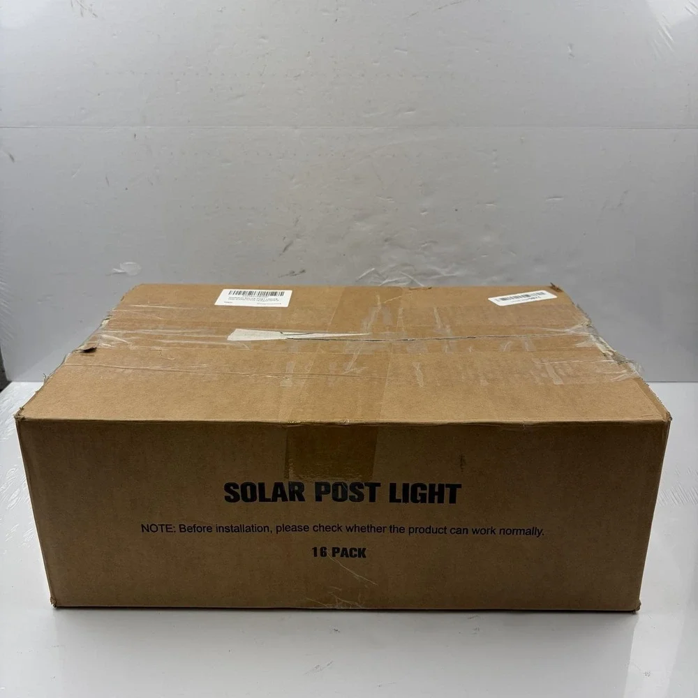 NIORSUN Solar Post Cap Lights 16 Pack Warm White LED 4x4 5x5 Deck Fence Outdoor